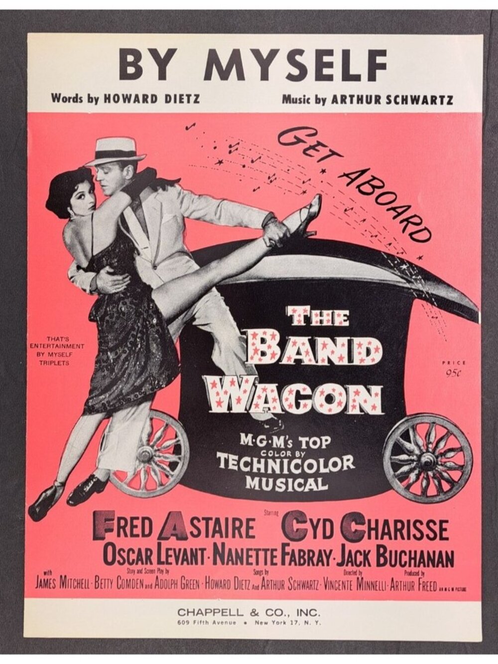 Vintage By Myself Sheet Music Band Wagon Musical 1937 Astaire Fabray Charisse